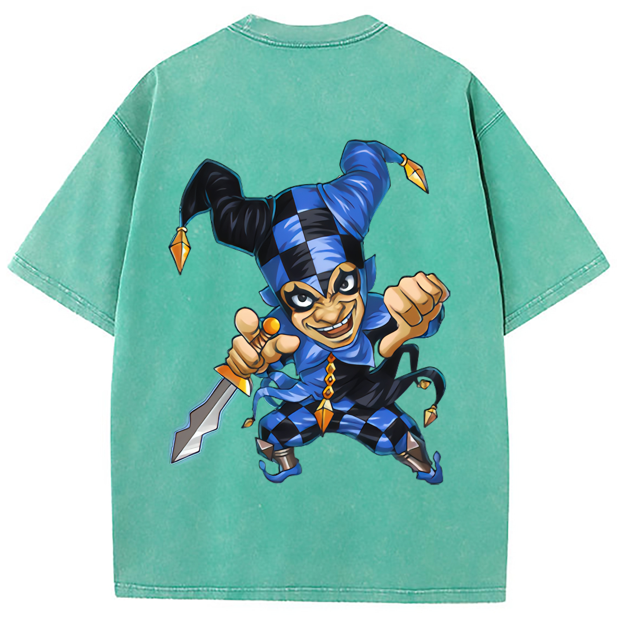 （画像用） リーグ・オブ・レジェンド League of Legends LOL 綿100% ヴィンテージ風 半袖Tシャツ（背面プリント）